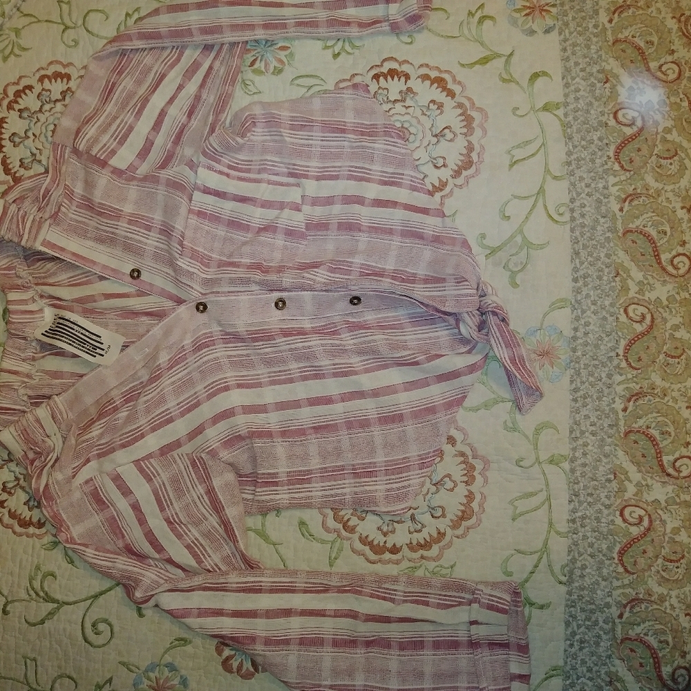Free people crop woven top